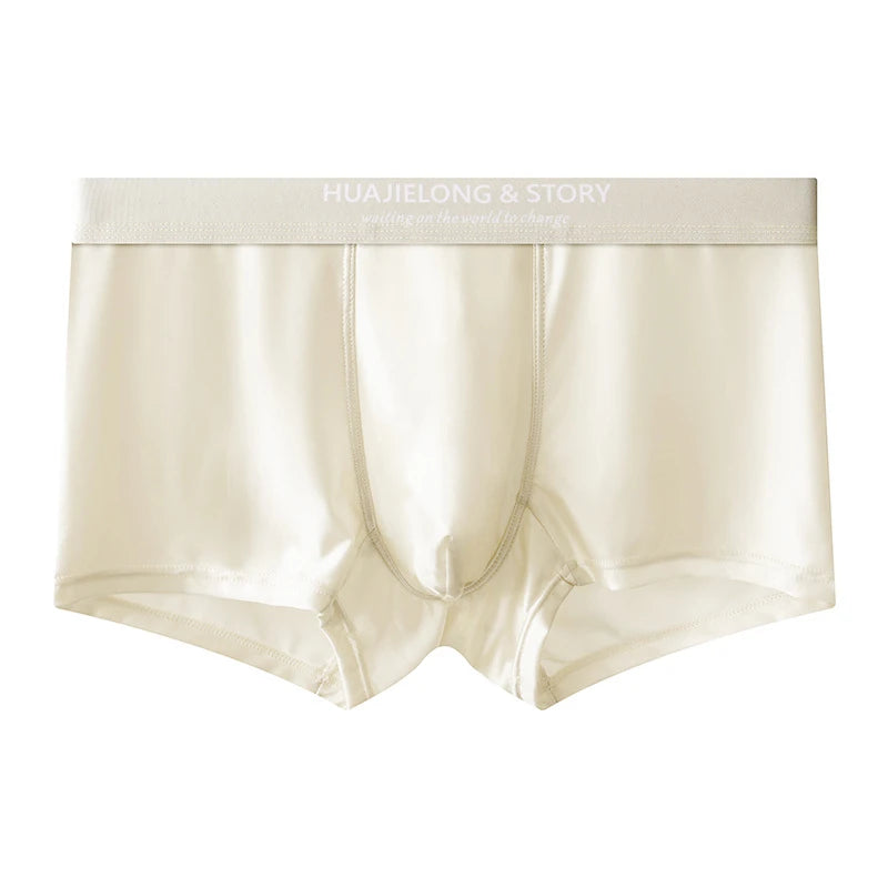 Choice boxers hombre Ice silk cueca satin ropa interior hombre Plus size calzoncillos hombres breathable sexy tоy man underwear