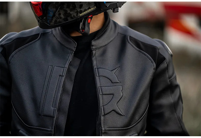 Motorcycle Pants PU Leather Pantalon Moto Men Pantalon Motocross Black Pantalon Moto Para Hombre CE Protector Motocross Pants