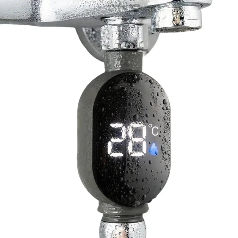 LED Digital Shower Temperature Gauge Waterproof Smart Monitor for Baby Bath Bathroom Accurate Safe Auto-shutoff Durable