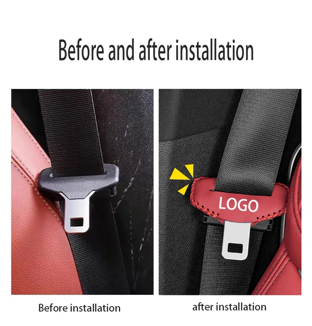Car Seat Belt Protective Cover Car Seat Belt Clip Seat Belt Insert Socket For Chevrolet SS Camaro SS Car Accessories