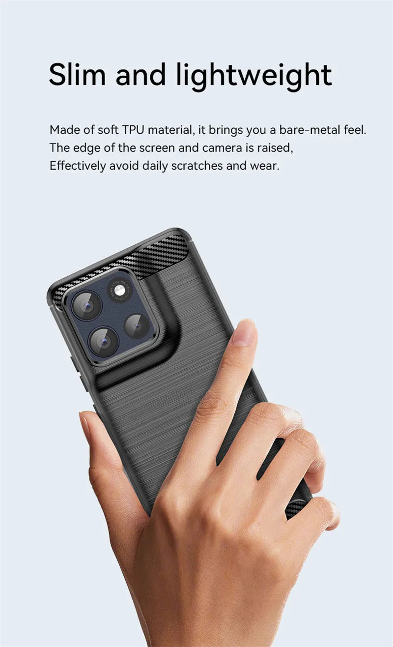 For Motorola Moto G86 Case Moto G86 Power Cover Soft Silicone Durable Bumper Protective Phone Cases For Motorola Moto G86 Funda