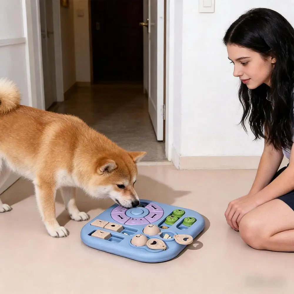Interactive dog educational toy, interactive treat dispenser, suitable for training and intellectual development, for dogs cats