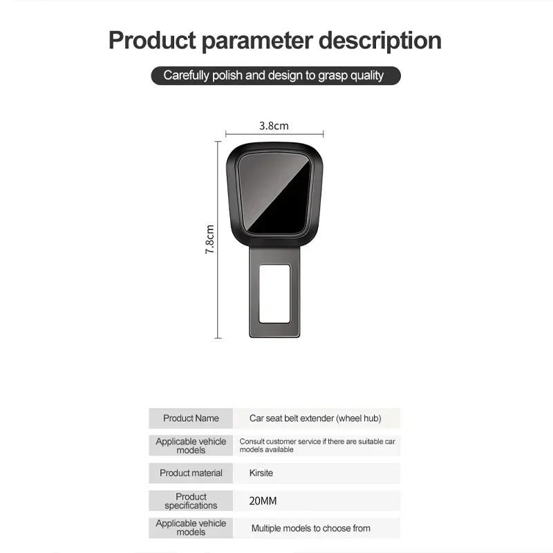 For Chery Jaecoo J7 J8 2023 2024 2025+ Car Interior Accessories Car Seat Belt Clip Extension Plug Car Safety Seat Lock Buckle
