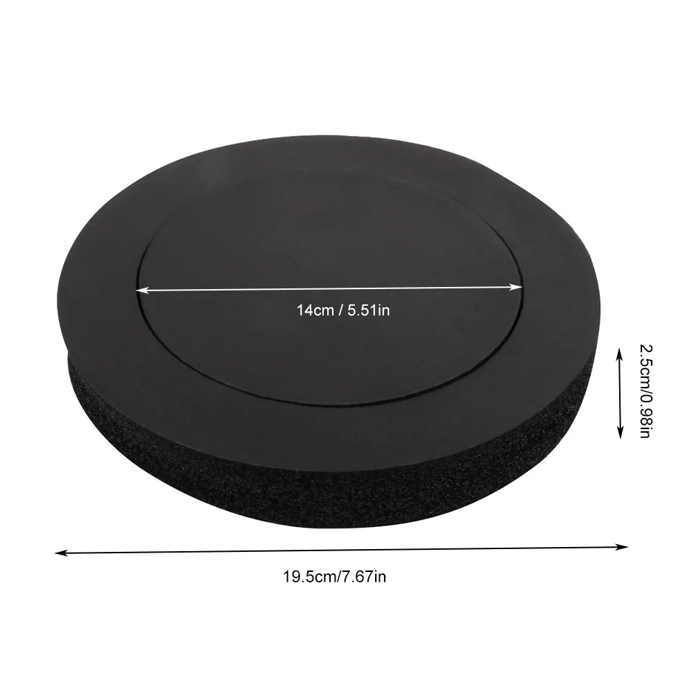 4pcs 6.5" Car Door Soundproof Cotton Speaker Bass Ring Foam Woofer Pad Noise Sound Insulation ring Accessories