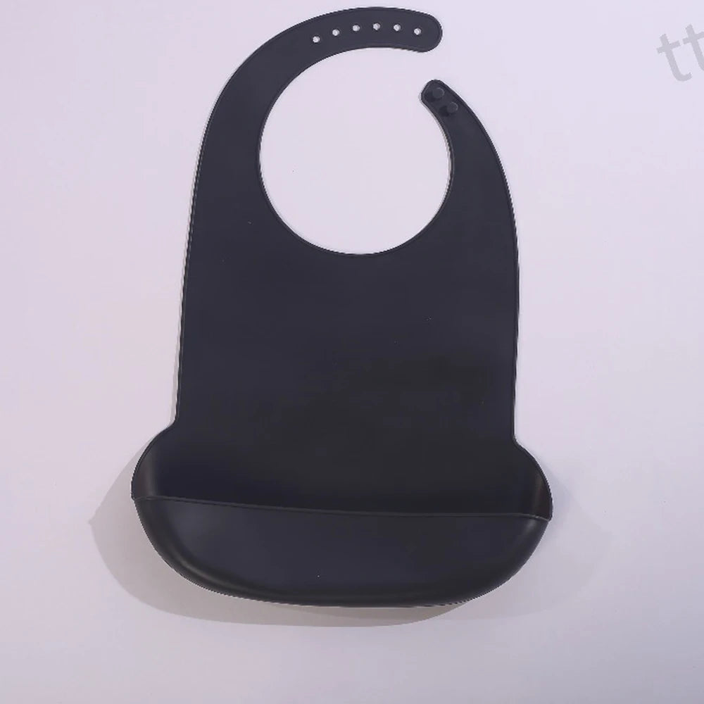 Silicone adult bibs bibs feeding rice bibs silicone bibs soft material easy to wash