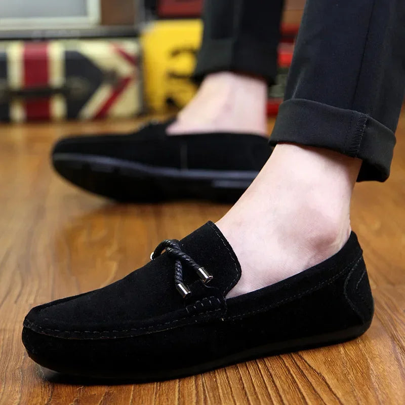 Customizable Men Casual Shoes Fashion Men Shoes Genuine Leather Men Loafers MNX001110