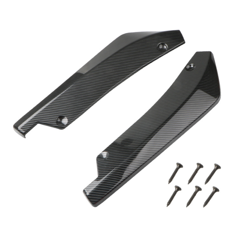 Car Surround Carbon Fiber Rear Package Corner Anti Collision Universal Exterior Modification Accessories Rear Spoiler Accessorie