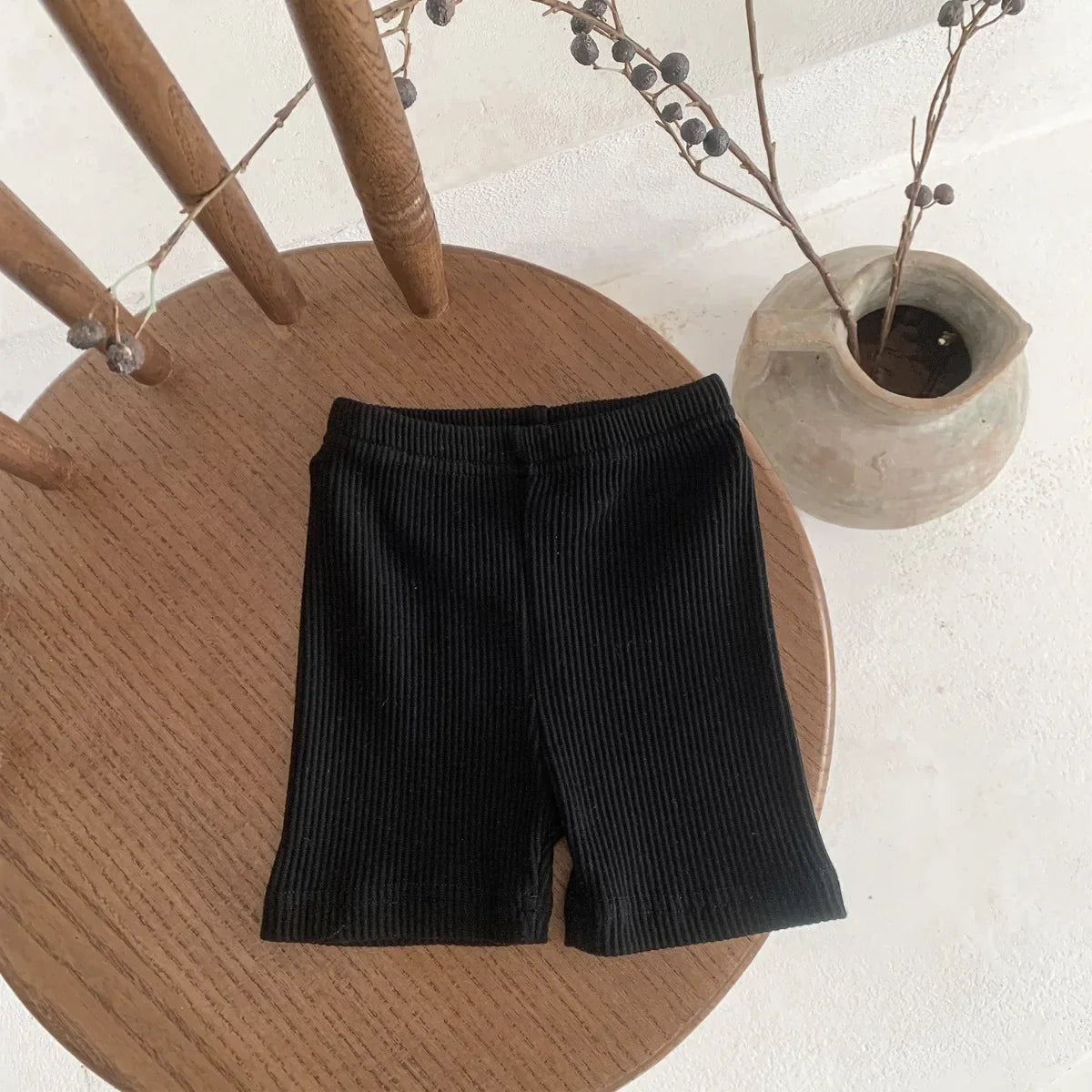 2024 Summer Baby Trousers Pants Ribbed Elastic Striped Pants Children's Casual Infant Clothing Kids Toddler Boys Girl Clothes