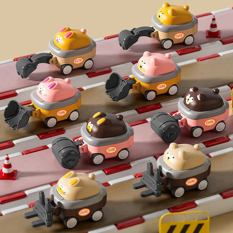 Interactive Construction Playsets: Miniature Excavator Toys for Children's Cognitive Development