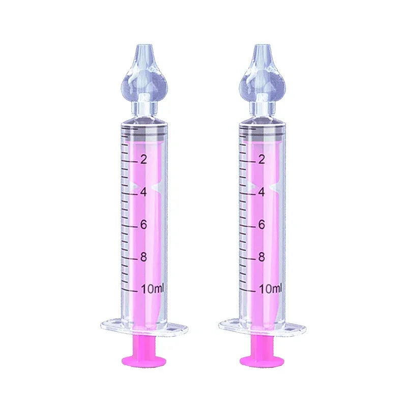 10ML Needle Tube Babies Nasal Aspirator Silicone Baby Nose Cleaner Nose Care Cleaner Rhinitis Washer Newborn Nasal Irrigator